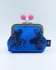portfele damskie Octopus Navy & Pink - Na zamówienie