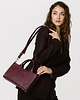 torby na ramię Flow bag - skórzana torebka - bordowa
