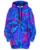 bluza z kapturem damska Bluza Oversize Tunika DR.CROW Neon Palms