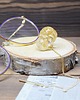 zakładki do książek Zakładka do książki Czaszka - Gold