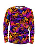 bluzy męskie Koszulka Longsleeve Męska DR.CROW Skull Ombre