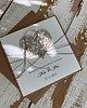 kartki scrapbooking Stylowa kartka ślubna z kopertą