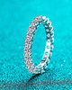 pierścionki srebrne Pierścionek Moissanite "Infinite"