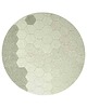 dywany Dywan bawełnainy Ø 140 , Round Honeycomb Blue Sage, Planet Bee, Lorena