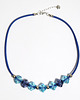 korale Naszyjnik - Niebieski, granatowy