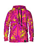 bluza z kapturem damska Damska Bluza z kapturem DR.CROW Neon Palms Pink