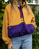bluza bez kaptura damska Bluza damska oversize MENTOS musztarda II