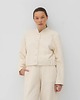 kurtki damskie Kurtka boucle ecru premium