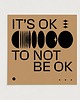 plakaty It's ok / Oryginalna grafika / poster print / plakat