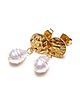 kolczyki pozłacane Kolczyki pozłacane Pearls /white/ perły vol. 16  