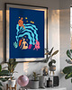 plakaty Nocny ogród - plakat 50x70 cm