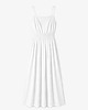 sukienki midi damskie Sukienka Sole white