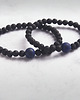 bransoletki z kamieni naturalnych KOMPLET dla PARY: lapis lazuli
