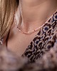 chokery Choker z perełek i granatu