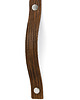 gałki do mebli Skórzany uchwyt meblowy COLORISO M BROWN WOOD L