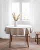 obrusy i serwetki Obrus okrągły heavy linen NATURAL