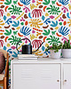 tapety i naklejki ścienne Powtarzalny szablon malarski / MATISSE FLORAL ABSTRACT