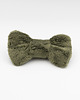 muszki i krawaty Mucha Fluffy Olive Green
