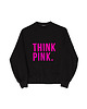 bluza bez kaptura damska Bluza think pink