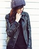 czapki damskie Szara czapka beanie  z wełną