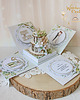 kartki scrapbooking Exploding box ślubny, kartka ślubna, pamiątka "White Roses 2"