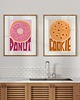 plakaty Plakat Cookie i Donut - zestaw dwóch plakatów