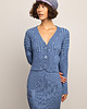 kardigany damskie Kardigan LOVE LINES mini denim