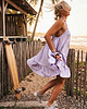 sukienki midi damskie Sukienka Beach Please Lilac