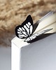 zakładki do książek Zakładka do książki "On Paper" Motyl bw