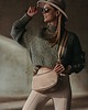 torby na ramię Torebka Skórzana ABI M nude CroCo GOLD