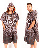 moda - inne Poncho surf plażowe szlafrok ręcznik z kapturem szybkoschnący
