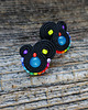 kolczyki soutache Kolorowe Lentinki- kolczyki soutache