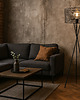 lampy podłogowe Czarna loftowa lampa podłogowa do salonu LIXA LOFT w kolorze czarnym
