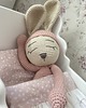 misie i maskotki Maskotka króliczek baby pudrowy róż 45 cm