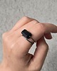 pierścionki srebrne Pierścionek BLACK amulet rozmiar 17