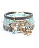 bransoletki z kamieni naturalnych Light grey and blue vol. 6 [15.07.2022] -  set