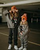 bluzy dla chłopców Dres oversize Duo Robot Teddy