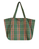 torby na zakupy Torba na zakupy; 100% bawełniana,  w kratkę
