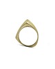 pierścionki złote BLOW RING / satin brass