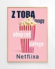 plakaty Plakat Netflix różowy