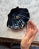 pojemniki na biżuterię Podstawka na Biżuterię Palo Santo Ceramiczna Muszelka Midnight Ocean