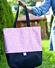 torby na ramię Torba shopper na zakupy wodoodporna zakupowa XXL torba świnki