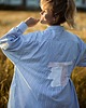 koszule damskie  Niebieska koszula oversize upcycling