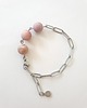 bransoletki z kamieni naturalnych Bransoletka FANABERIA opal różowy, kamień słoneczny, rodonit