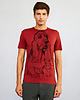 t-shirty męskie Basset Dog Men's T-shirt marsala