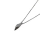 wisiory ONE EDGE / BLACK silver necklace