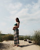 spodnie materiałowe damskie Spodnie  rachel  dune