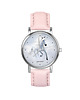 zegarki damskie Zegarek  mały - Biały koń biegnący - skórzany, pudrowy róż