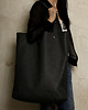 torby XXL Mega shopper torba grafitowa / ciemno szara