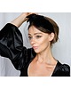 opaski do włosów Czarna opaska z woalką